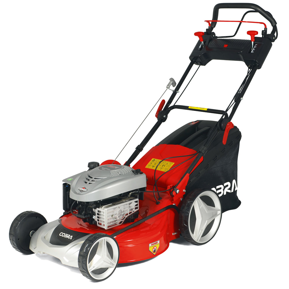 Cobra MX514SPB Premium 4-in-1 4-Speed Self-Propelled Petrol Lawn Mower