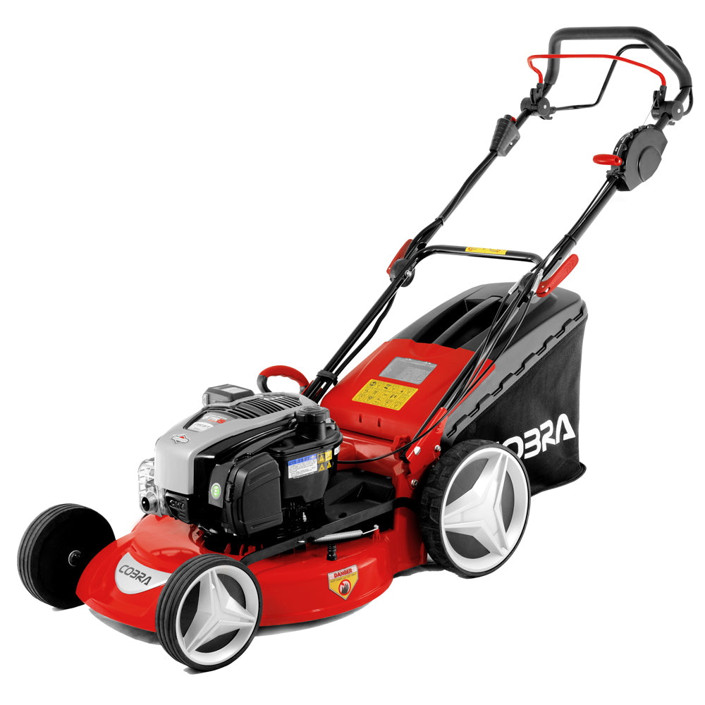 Cobra MX515SPBI Premium 4-in-1 5-Speed Self-Propelled Petrol Lawn Mower (Electric Start)