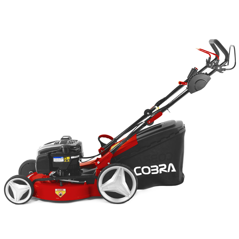 Cobra MX515SPBI Premium 4-in-1 5-Speed Self-Propelled Petrol Lawn Mower (Electric Start)