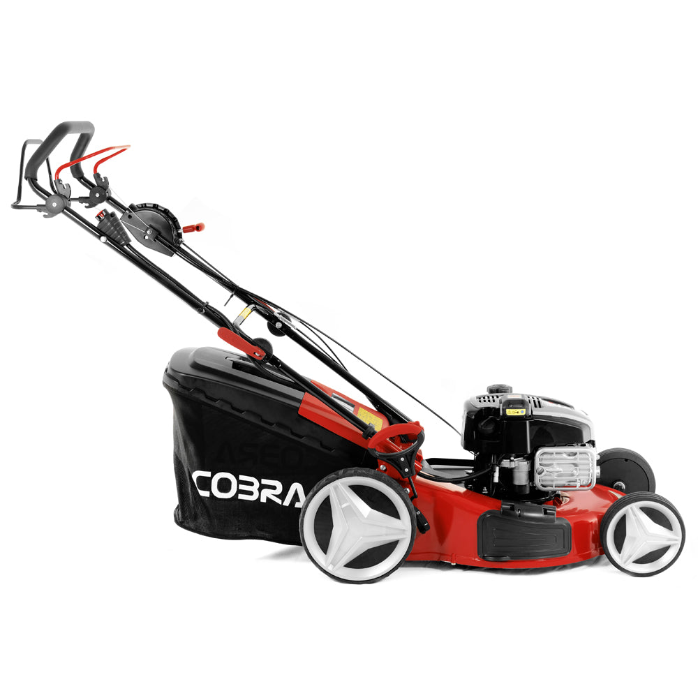 Cobra MX515SPBI Premium 4-in-1 5-Speed Self-Propelled Petrol Lawn Mower (Electric Start)