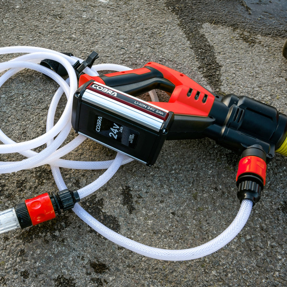 Cobra PW18024V 24V Cordless Pressure Washer (with 2Ah Battery & Charger)