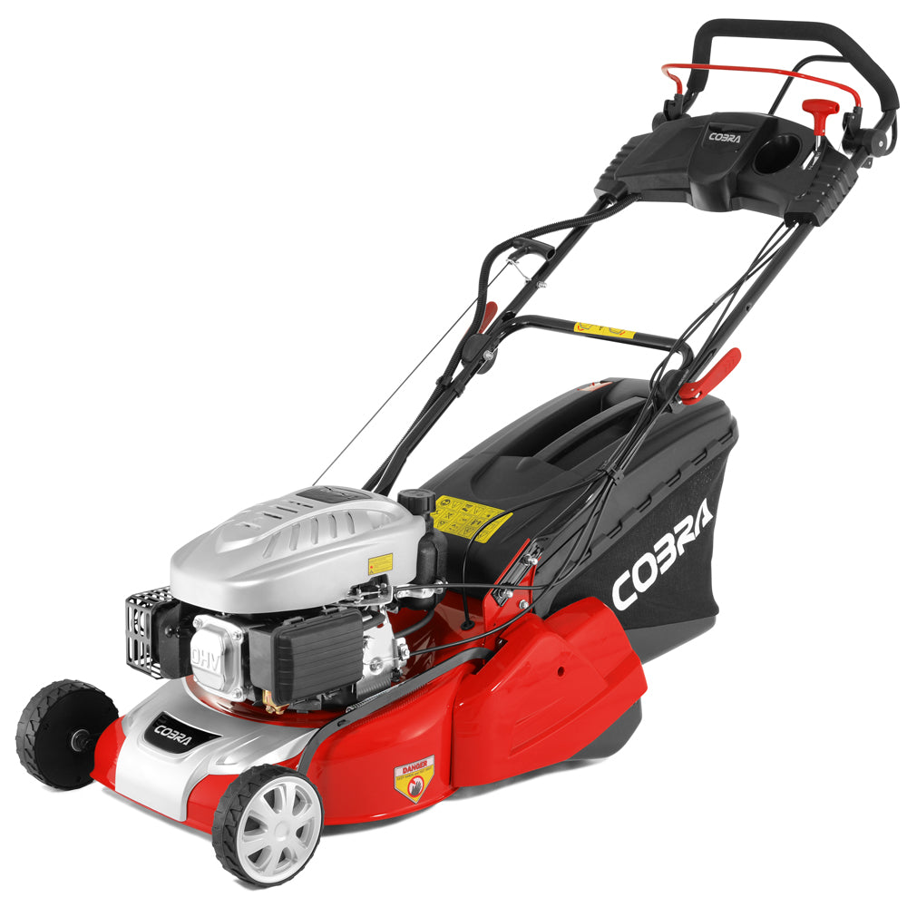 Cobra RM40SPCE Self-Propelled Rear Roller Petrol Lawn Mower (Electric Start)