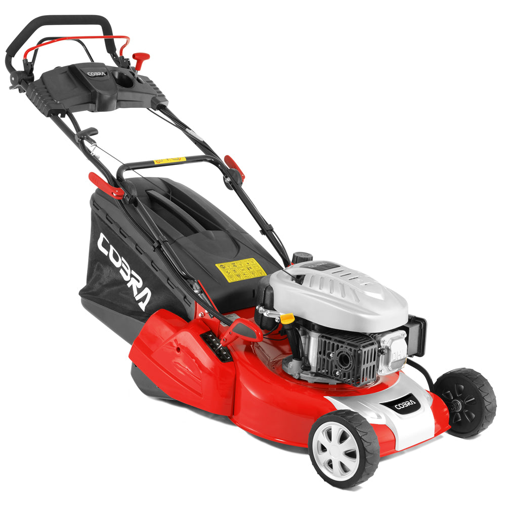 Cobra RM46SPCE Self-Propelled Rear Roller Petrol Lawn Mower (Electric Start)