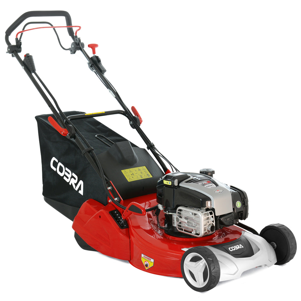 Cobra RM513SPBI 3-Speed Self-Propelled Rear Roller Petrol Lawn Mower ...