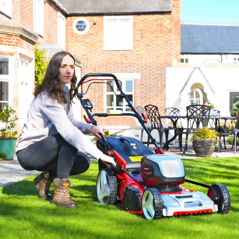 Cobra MX51S40VX 40V MAX+ 3-in-1 Self-Propelled Cordless Lawn Mower (with 2 x 40V 4Ah Batteries & Standard Charger)