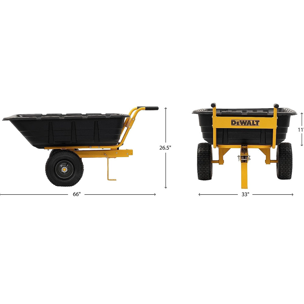 DeWalt DXTB0573 363kg/800lb Push/Tow Swivel/Dump Cart