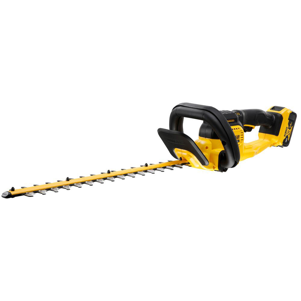 DeWalt DCM563P1-GB 18V XR Cordless Hedge Trimmer (with 5Ah Battery & Charger)