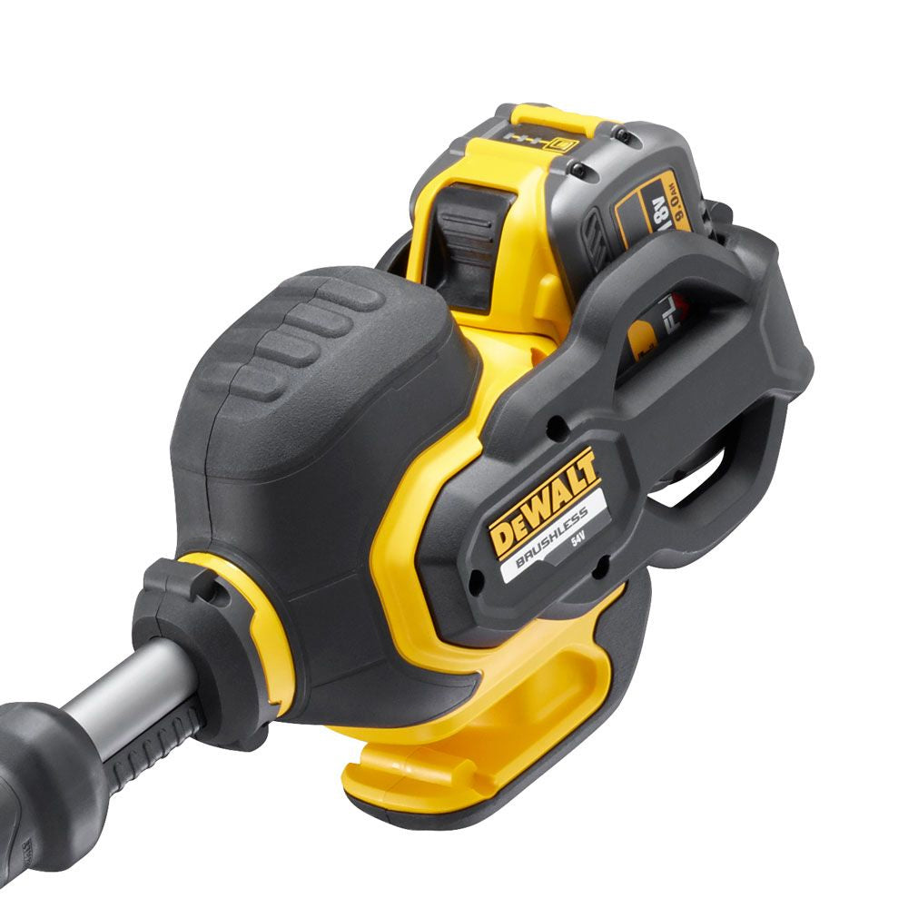 DeWalt DCM571X1-GB 54V XR FLEXVOLT Cordless String Trimmer / Brush Cutter (with 9Ah Battery & Fast Charger)