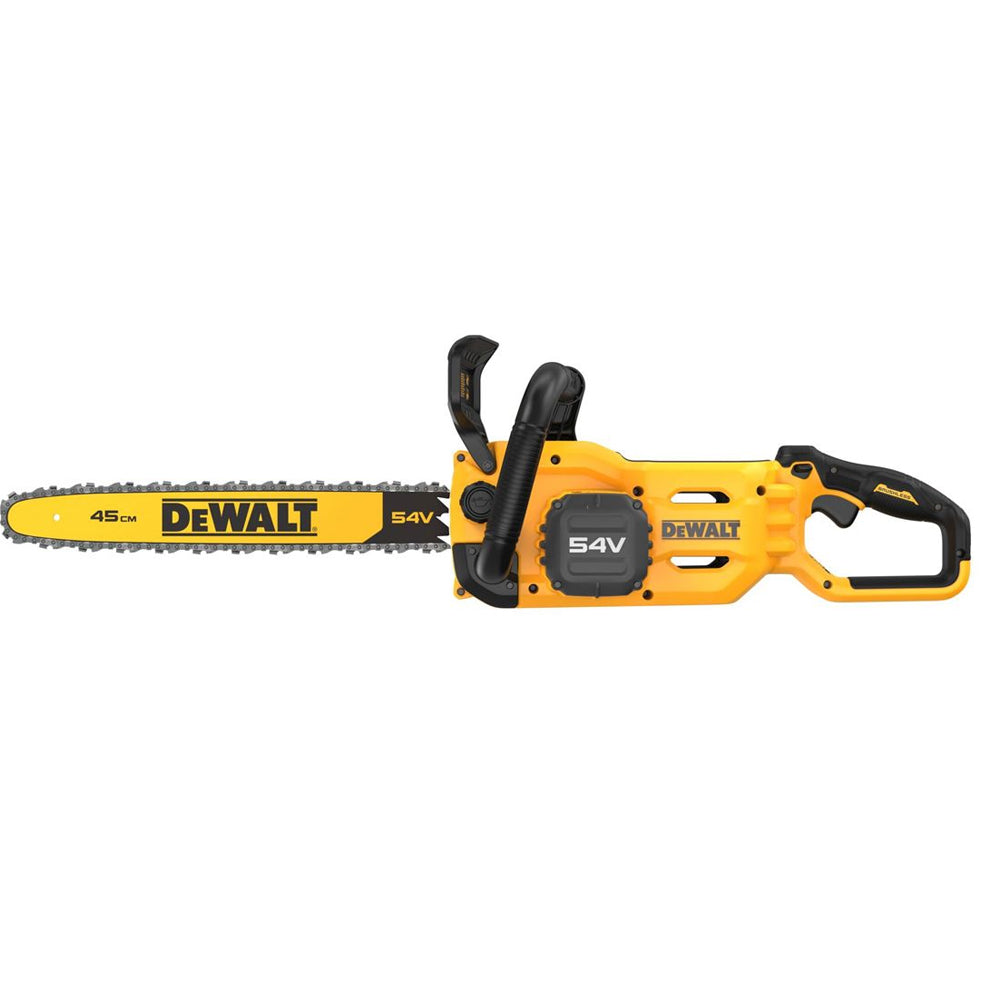 DeWalt DCMCS574X1-GB 54V XR FLEXVOLT 45cm Cordless Chainsaw  (with 9Ah Battery & Fast Charger)