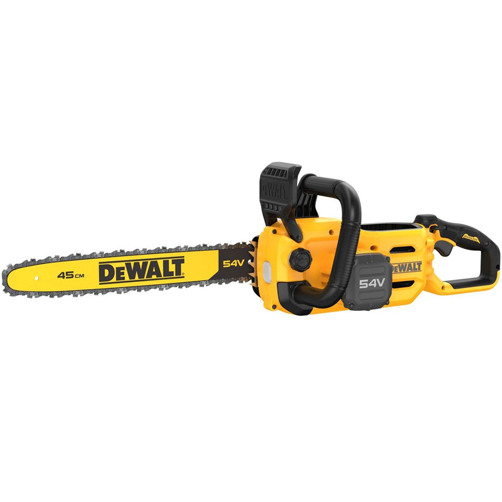 DeWalt DCMCS574X1-GB 54V XR FLEXVOLT 45cm Cordless Chainsaw  (with 9Ah Battery & Fast Charger)
