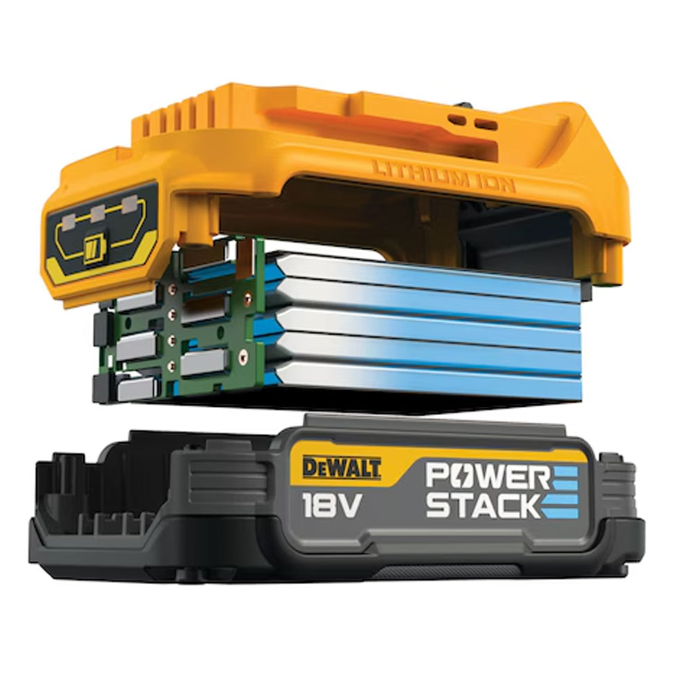 DeWalt DCB1102e2-GB 18V XR POWERSTACK Twin Battery Starter Kit