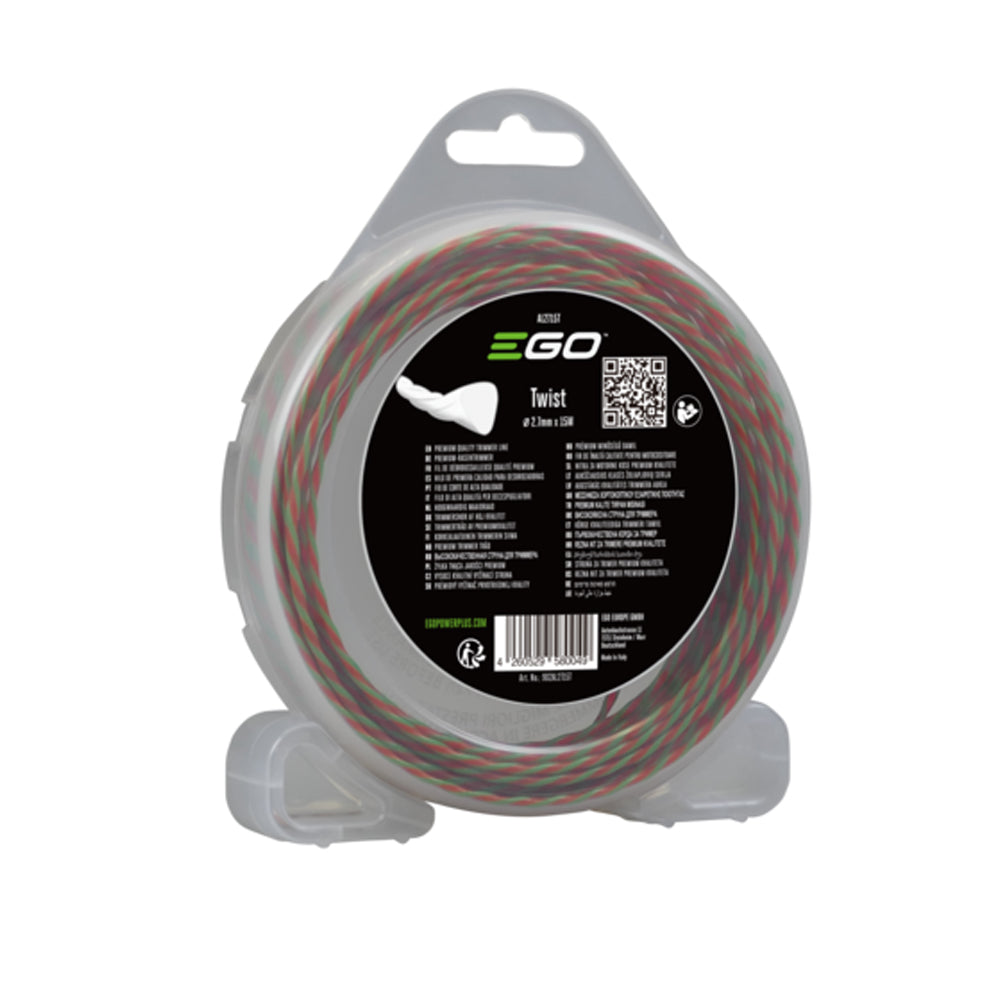 EGO Power+ 2.7mm Twist Trimmer Line (Red/Green) for STX3800 & BCX3800 (Various Sizes)
