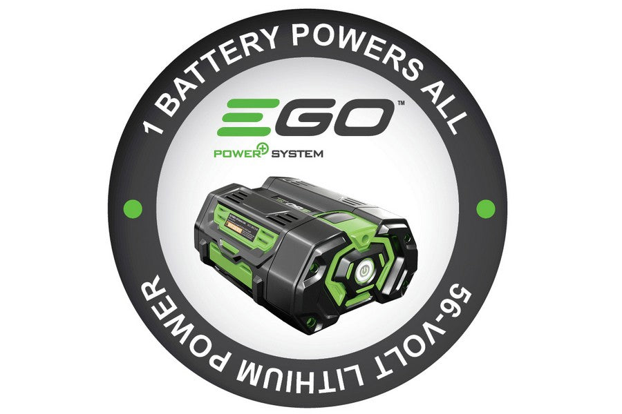 EGO Power+ ST1613E-T 40cm Powerload™ 56V Cordless Grass Trimmer with Line IQ™ (with 4Ah Battery & Charger)
