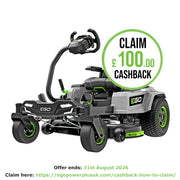 EGO Power+ Z6 ZT4201E-S 107cm 56V Battery-Powered Zero-Turn Ride-On Mower