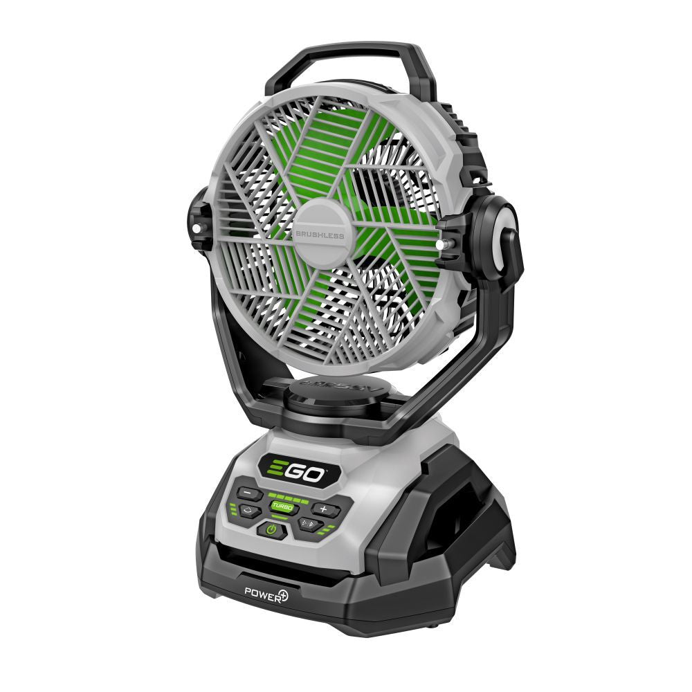 EGO Power+ FN1000E-K1252 25cm 56V Cordless Misting Fan (with 2.5Ah Battery & Charger)