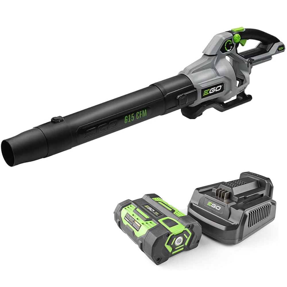 EGO Power+ LB6151E 1045m³/h 56V Cordless Leaf Blower (with 2.5Ah Battery & Charger)