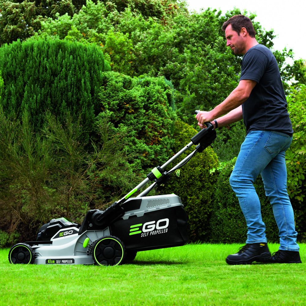 EGO Power+ LM1903E-SP 56V Poly Deck Variable Speed Cordless Lawn Mower (with 5.0Ah Battery & Rapid Charger)