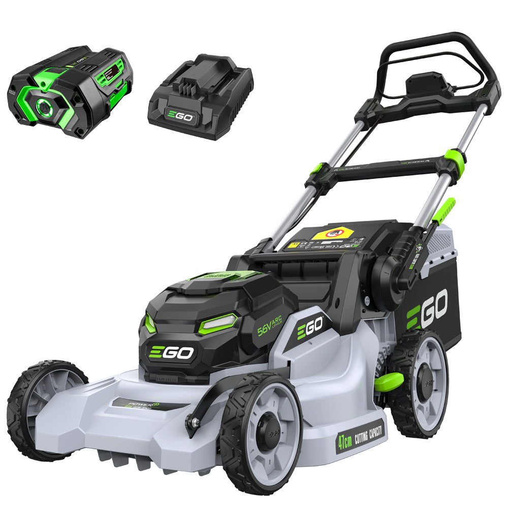 EGO Power+ LM1912E Poly Deck Push 56V Cordless Lawn Mower (with 4Ah Battery & Standard Charger)