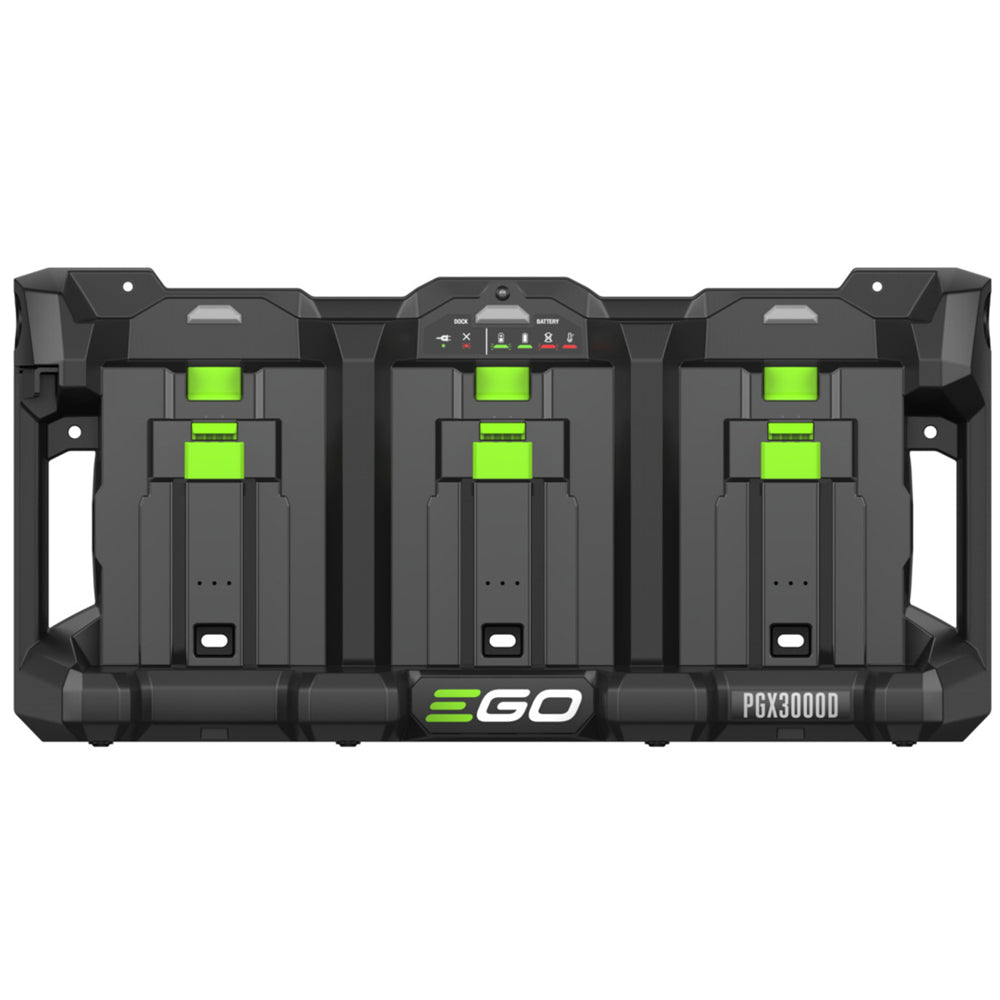 EGO Power+ Pro X PGX1601E-H Kit: PGX1600E-H 1600W Power Hub & 2 x PGX3000D 3-Port Docks