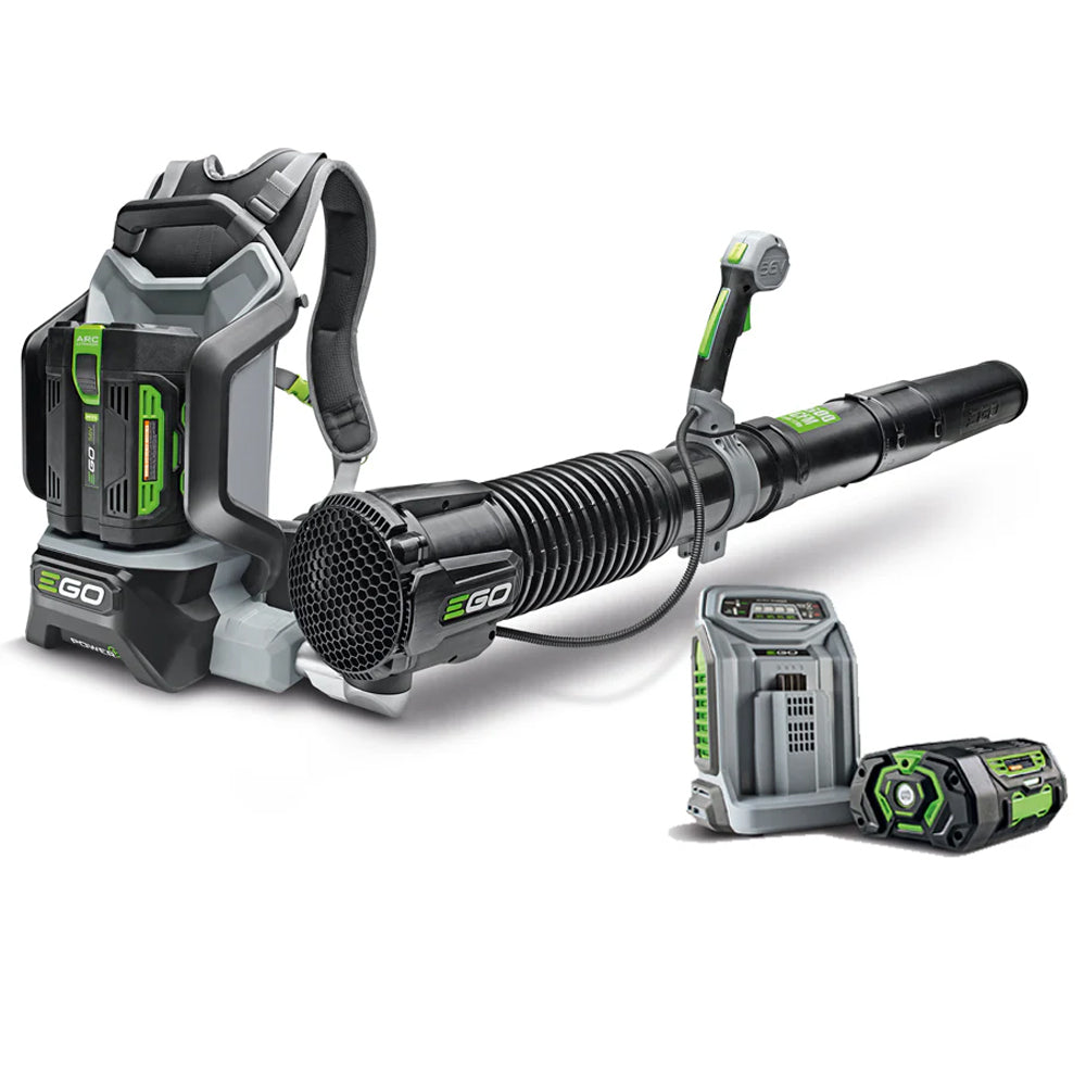 EGO Power+ LB6002E 1020m³/h 56V Cordless Backpack Leaf Blower (with 5Ah Battery & Charger)
