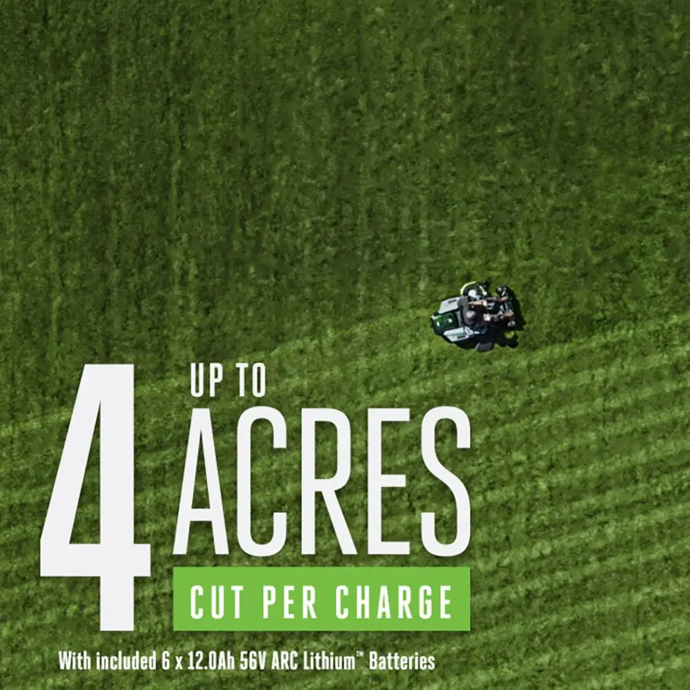 EGO Power+ Z6 ZT5201E-L 132cm 56V Battery-Powered Zero-Turn Ride-On Mower