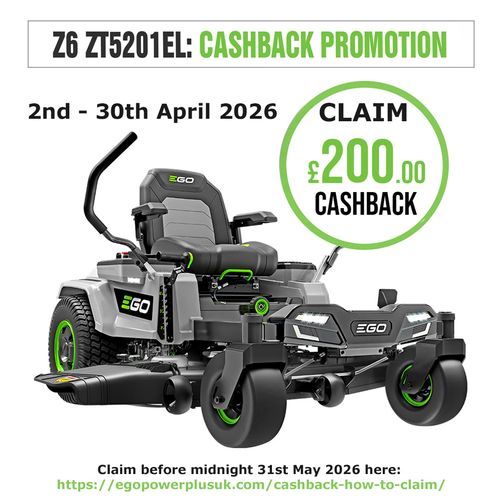 EGO Power+ Z6 ZT5201E-L 132cm 56V Battery-Powered Zero-Turn Ride-On Mower