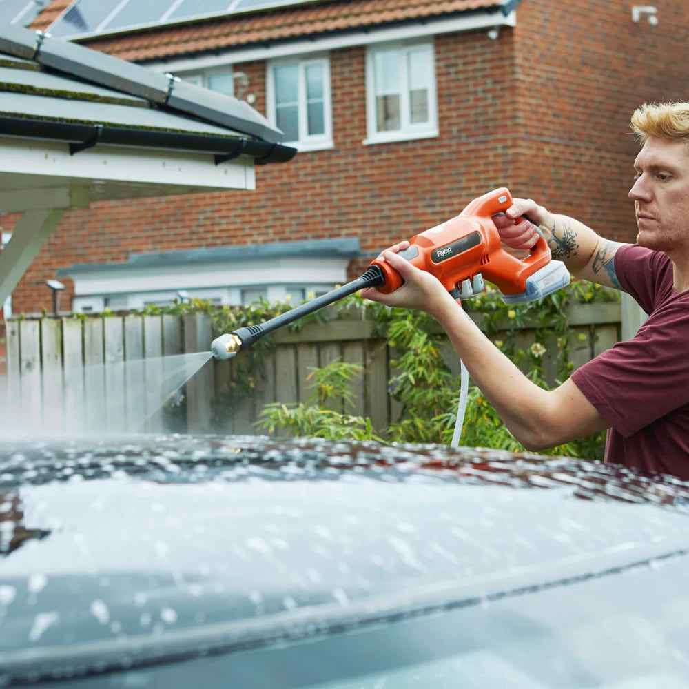 Flymo EasiClean Li 18V Cordless Pressure Washer (with 2.0Ah Battery & Charger)