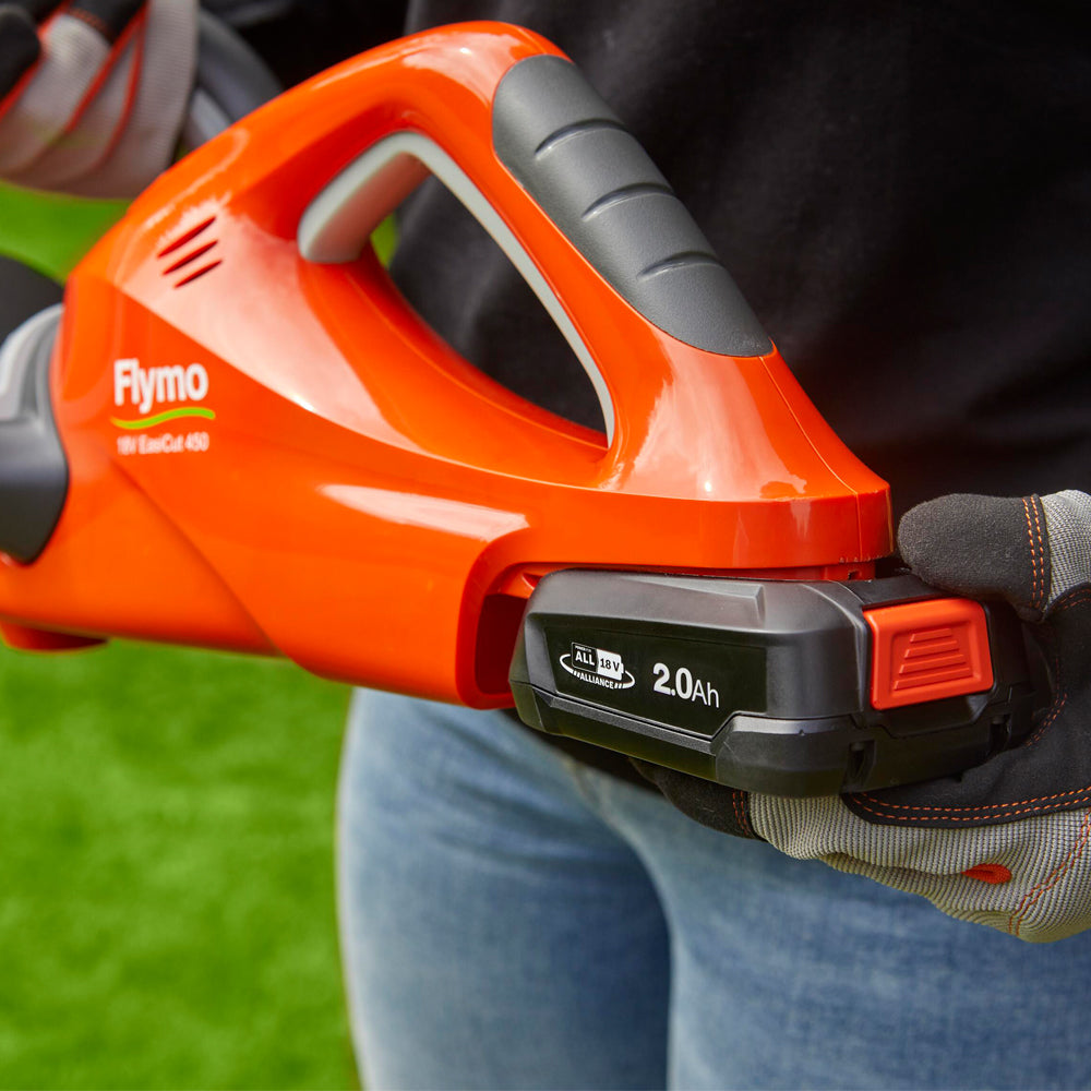 Flymo EasiCut 450 18V Cordless Hedge Trimmer (with 2.0Ah Battery & Charger)
