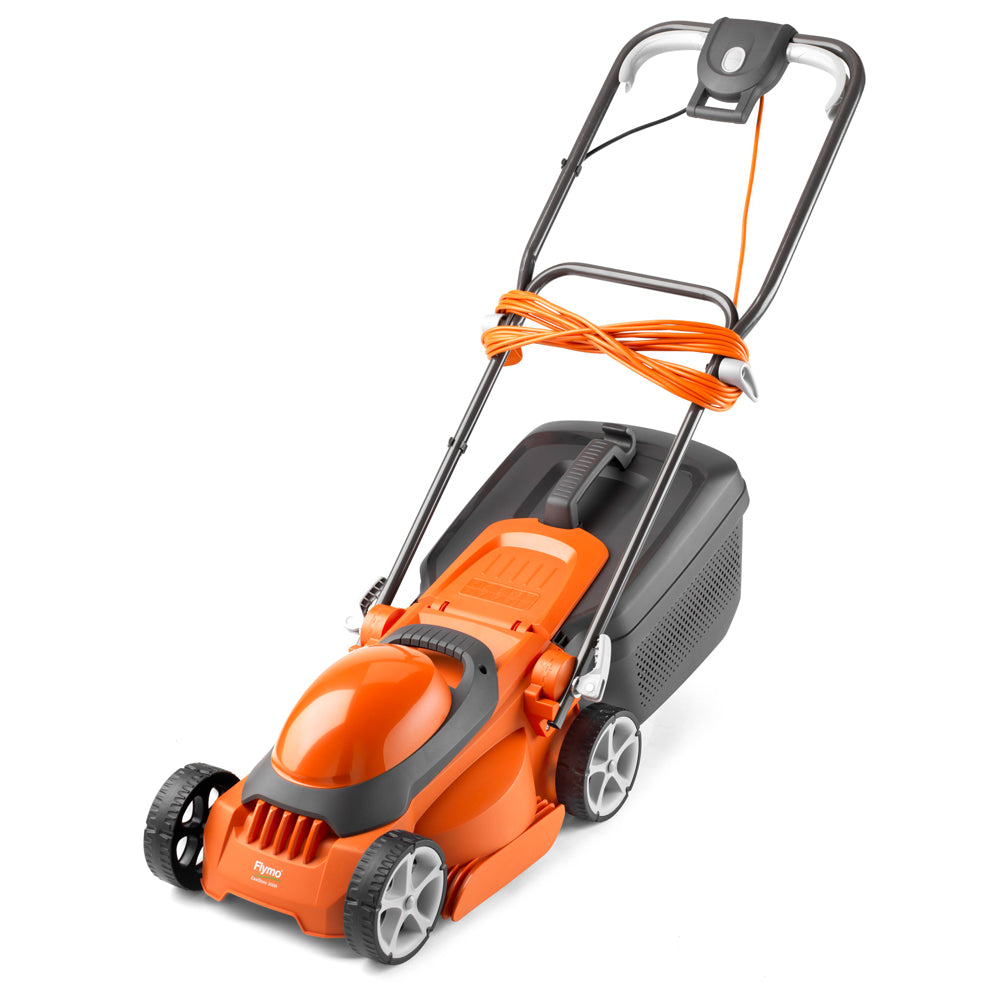 Flymo EasiStore 300R Electric Rotary Lawn Mower with Rear Roller