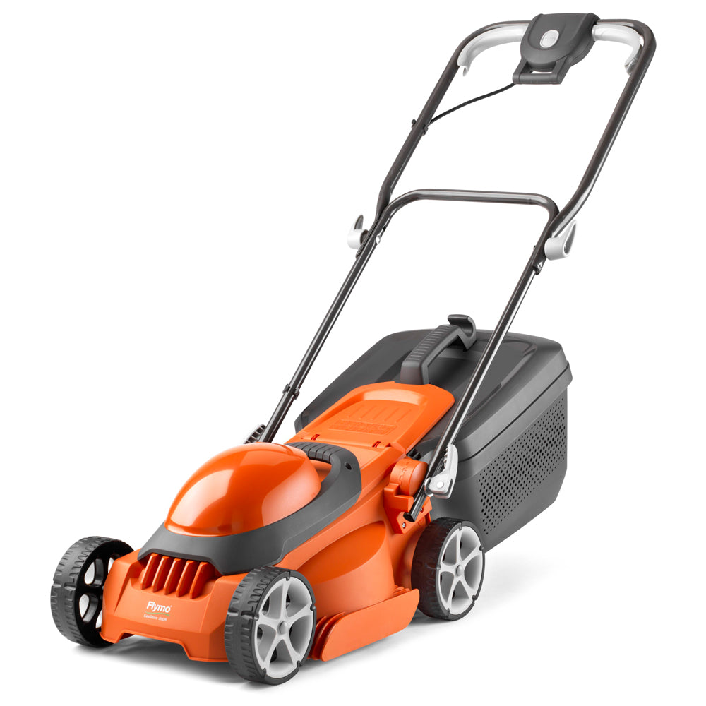 Flymo EasiStore 300R Electric Rotary Lawn Mower with Rear Roller