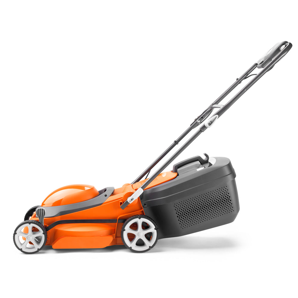 Flymo EasiStore 340R Electric Rotary Lawn Mower with Rear Roller