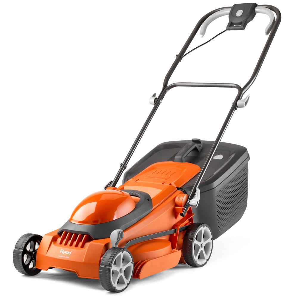 Flymo EasiStore 380R Electric Rotary Lawn Mower with Rear Roller