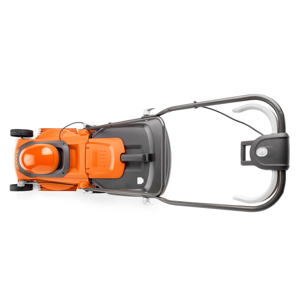 Flymo EasiStore 380R Electric Rotary Lawn Mower with Rear Roller