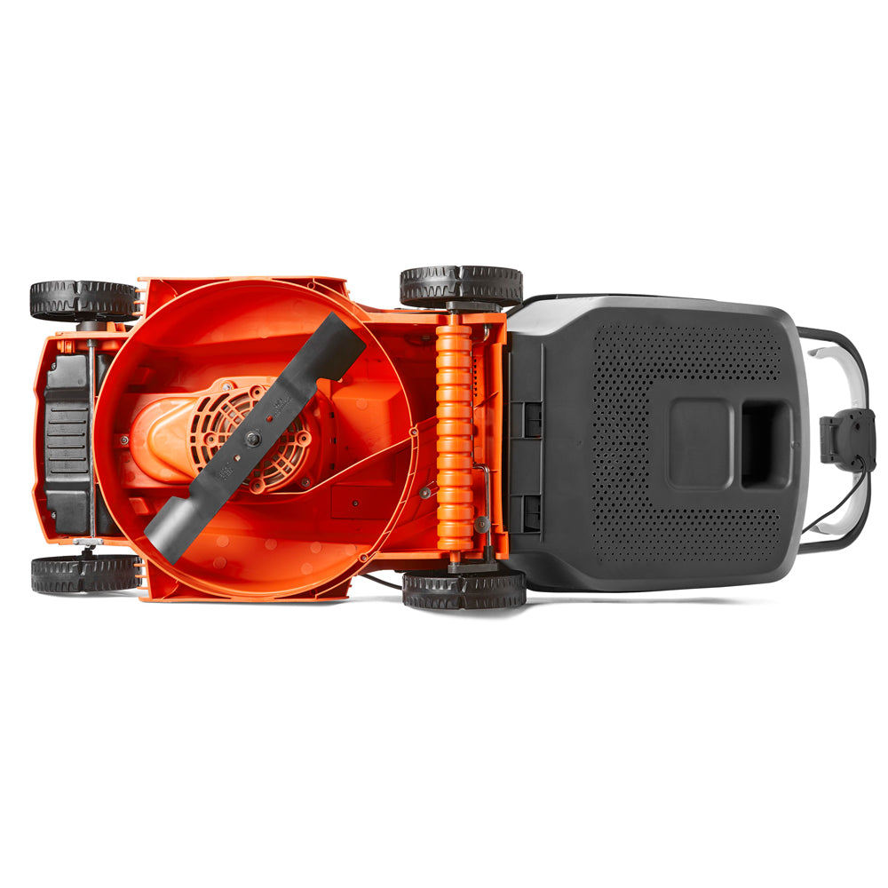 Flymo EasiStore 380R Electric Rotary Lawn Mower with Rear Roller