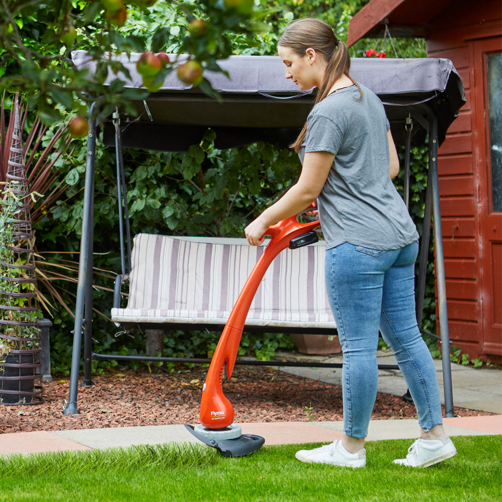 Flymo EasiTrim 250 18V Cordless Grass Trimmer & Lawn Edger (with 2.0Ah Battery & Charger)