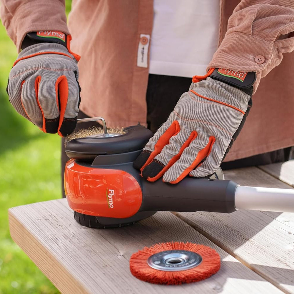 Flymo EasiWeeder 18V Cordless Weed Brush (with 2.5Ah Battery & Charger)