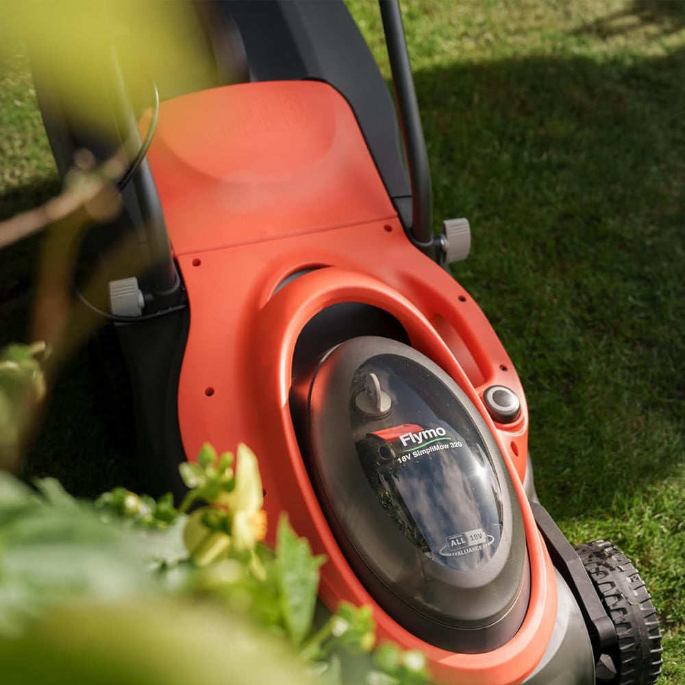 Flymo SimpliMow 320 Push 18V Cordless Lawn Mower (with 4Ah Battery & Charger)