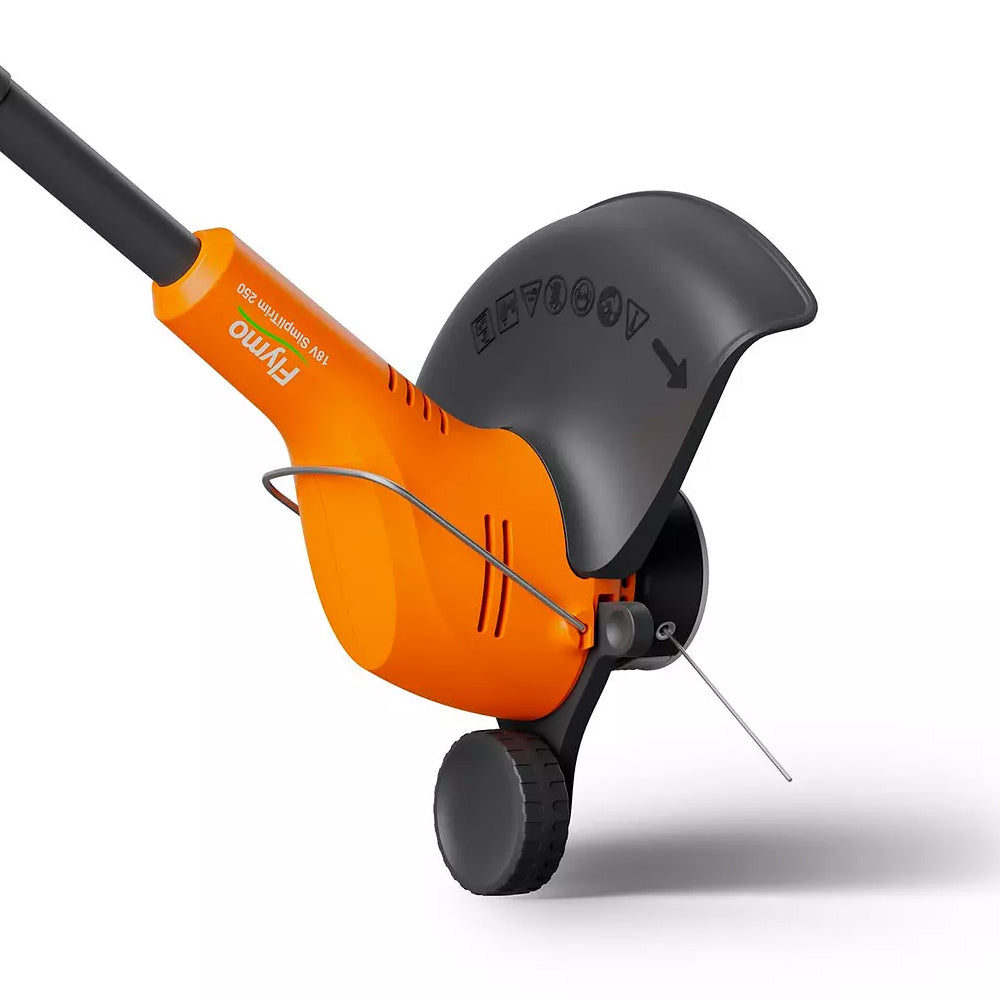 Flymo SimpliTrim 250 18V Cordless Grass Trimmer / Lawn Edger (with 2.0Ah Battery & Charger)