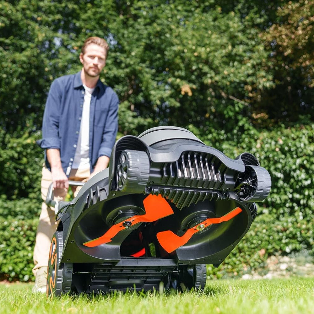 Flymo UltraMow Duo 460 36V Push Cordless Lawn Mower (with 2 x 2.5Ah 18V Batteries & Chargers)