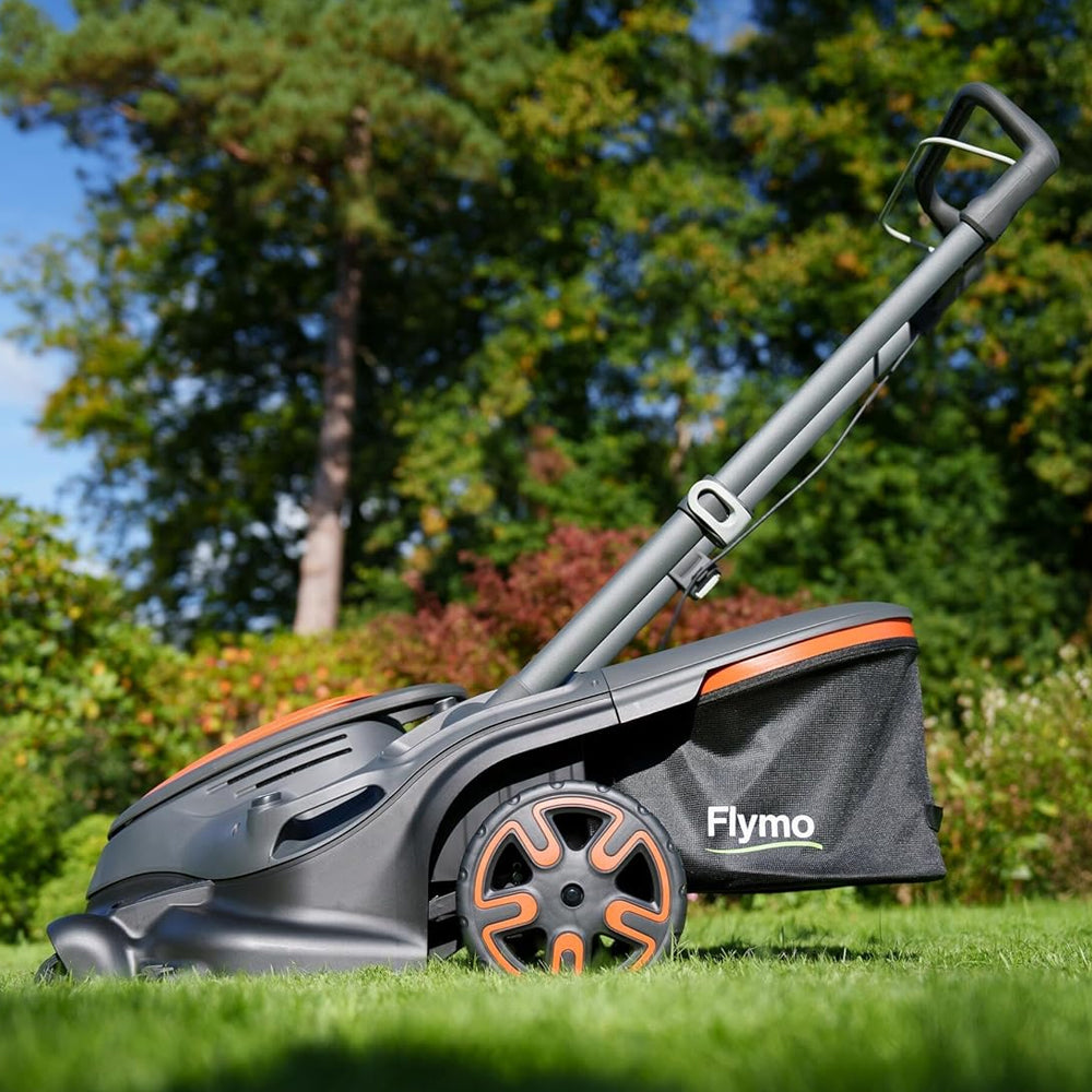 Flymo UltraMow Duo 460 36V Push Cordless Lawn Mower (with 2 x 2.5Ah 18V Batteries & Chargers)
