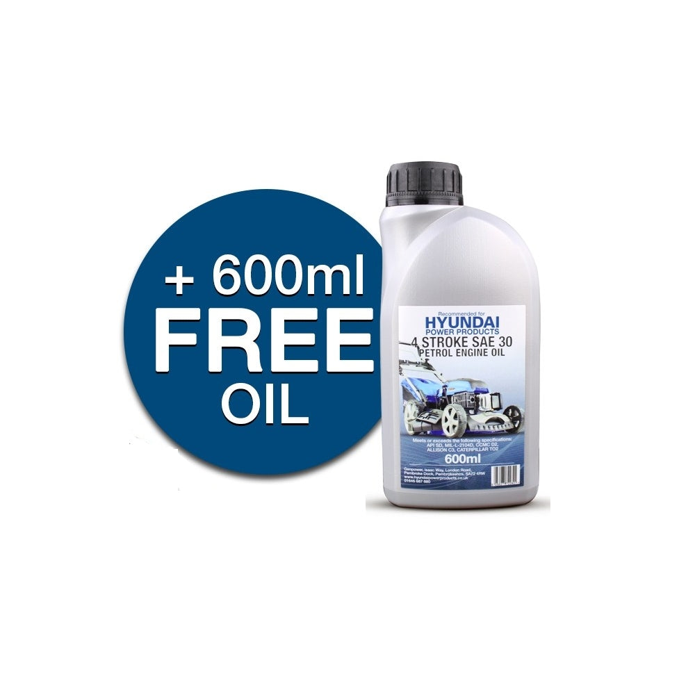 Hyundai HYM480SPER Self-Propelled Rear Roller Petrol Lawn Mower (Electric Start)