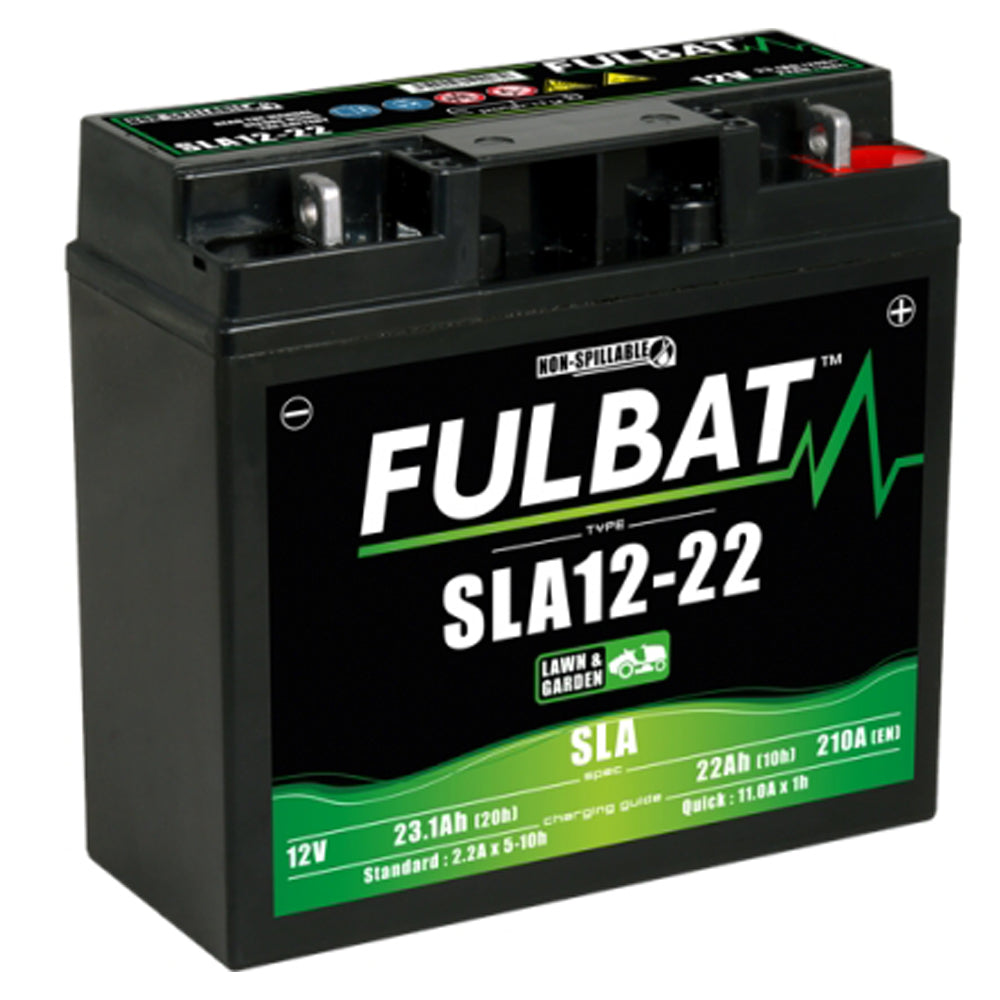 Fulbat SLA12-22 12V 22Ah R/H+ Sealed Lead Acid Battery