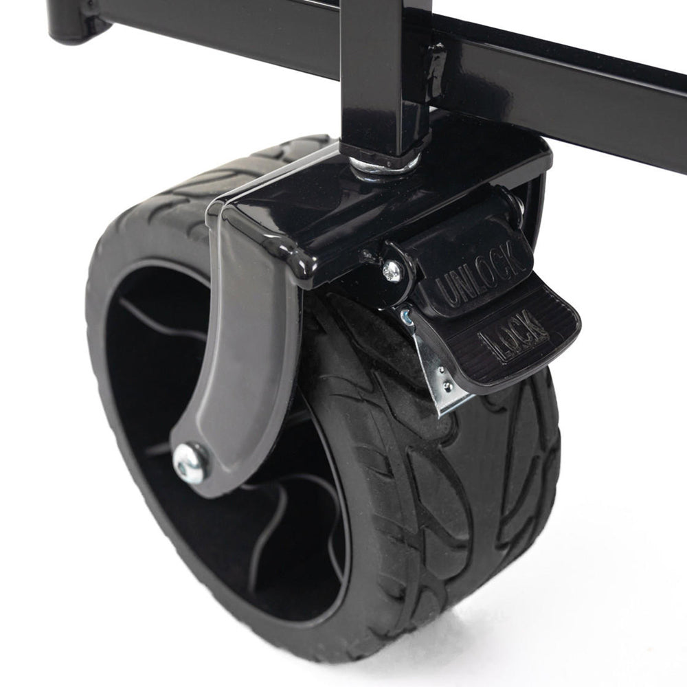 GardenTek GTW330 90kg / 120L Folding Festival Trolley with Canopy