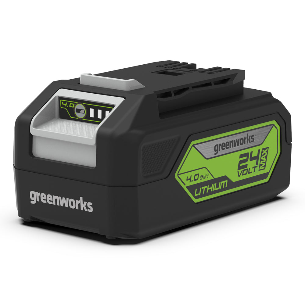 GreenWorks GD24X2LM46SP4K44X 4-in-1 46cm 48V Self-Propelled Cordless Lawn Mower with 4 Battery Slots (with 4 x 4Ah Batteries & Twin 4A Charger)