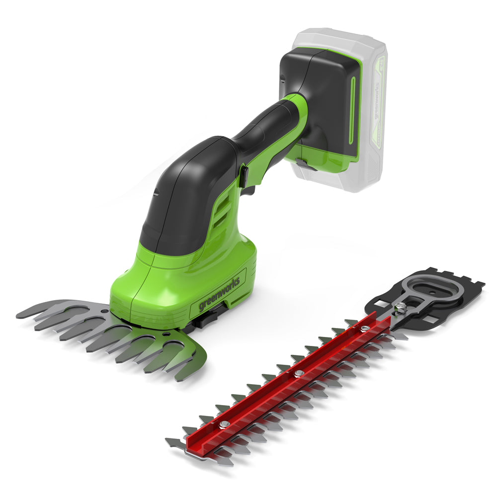 GreenWorks G24SHT 2-in-1 24V Cordless Grass Shrub Shear (Bare Tool)