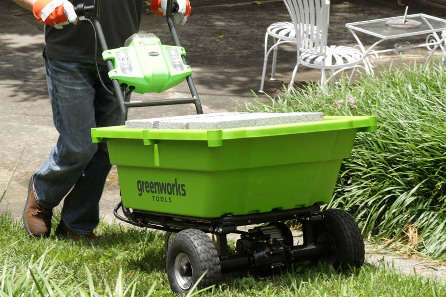 GreenWorks GWG40GC 100kg G-MAX 40V Self-Propelled Garden Cart (Bare Tool)