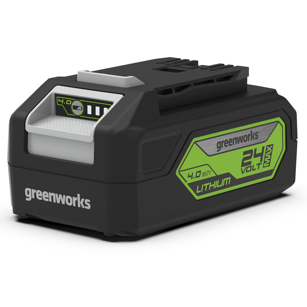 GreenWorks GD24X2TXK4X Split-Shaft 48V (2 x 24V) Cordless Grass Trimmer (with 2 x 4Ah Batteries & 2A Twin Charger)