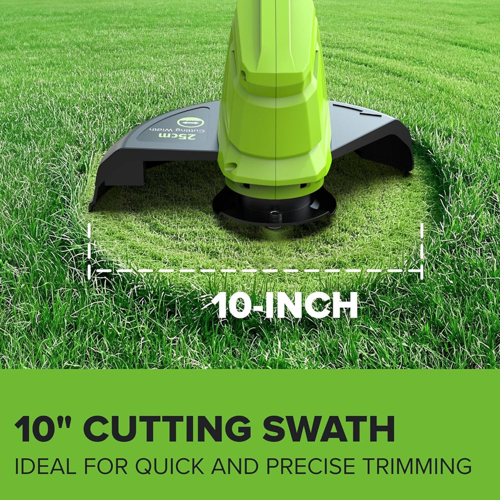 GreenWorks ST24B06-01 25cm 24V Cordless Grass Trimmer (Bare Tool)