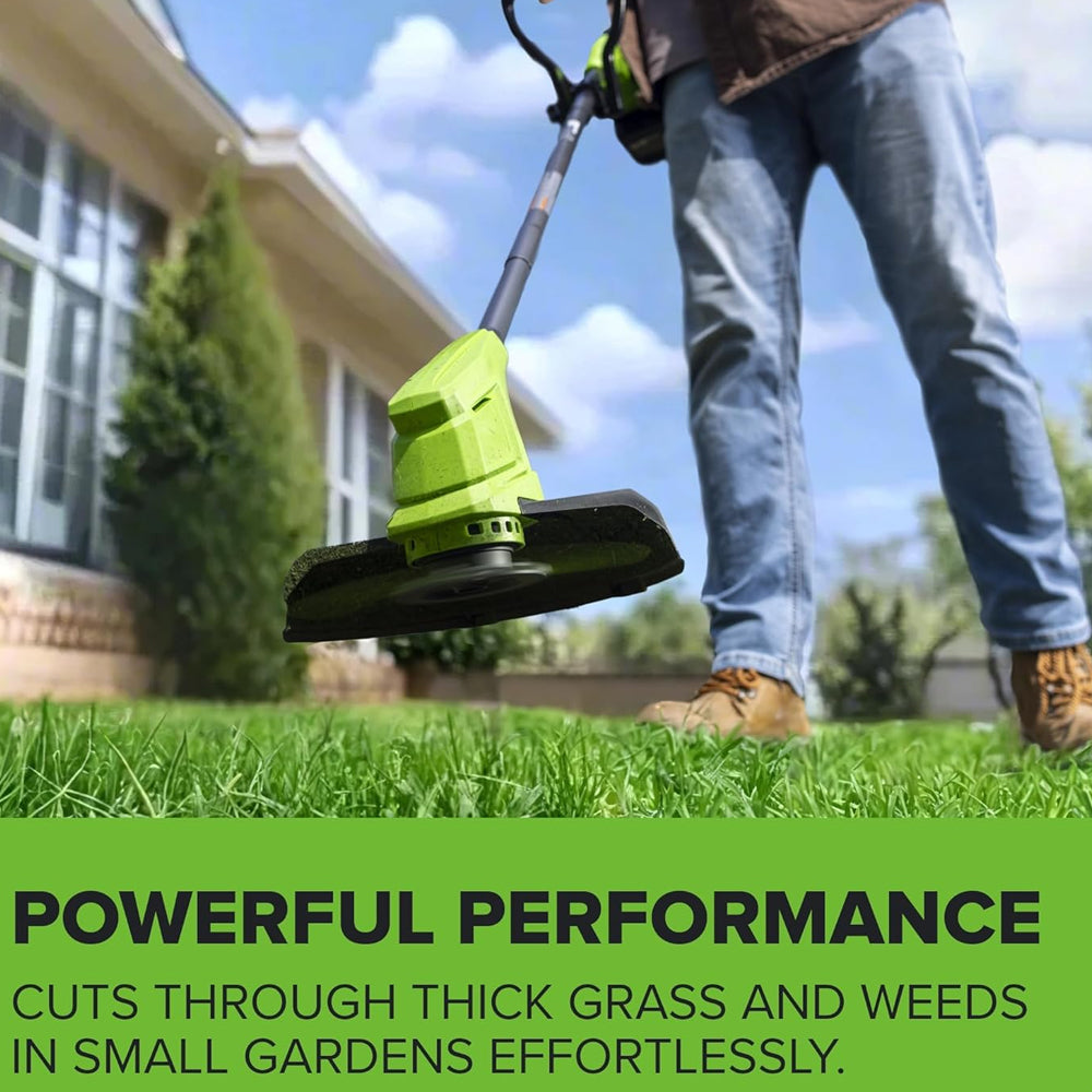 GreenWorks ST24B06-01 25cm 24V Cordless Grass Trimmer (Bare Tool)