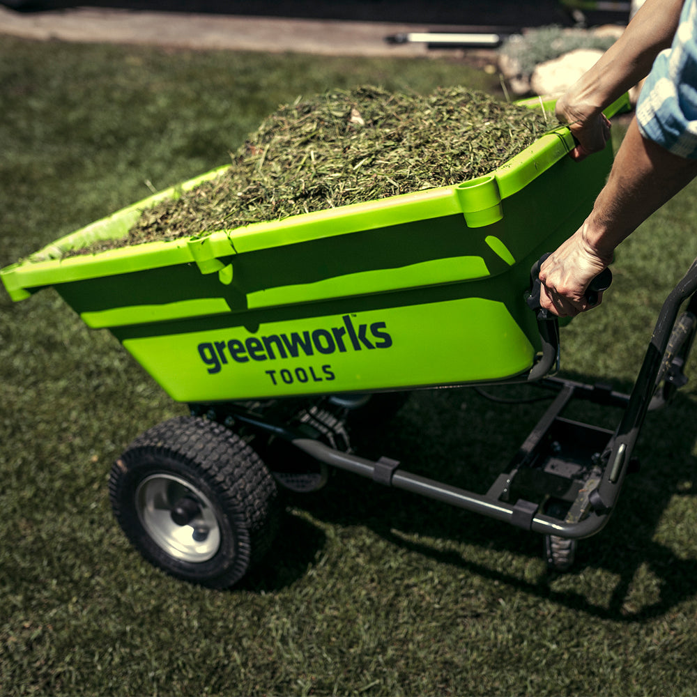 GreenWorks GWG40GC 100kg G-MAX 40V Self-Propelled Garden Cart (Bare Tool)